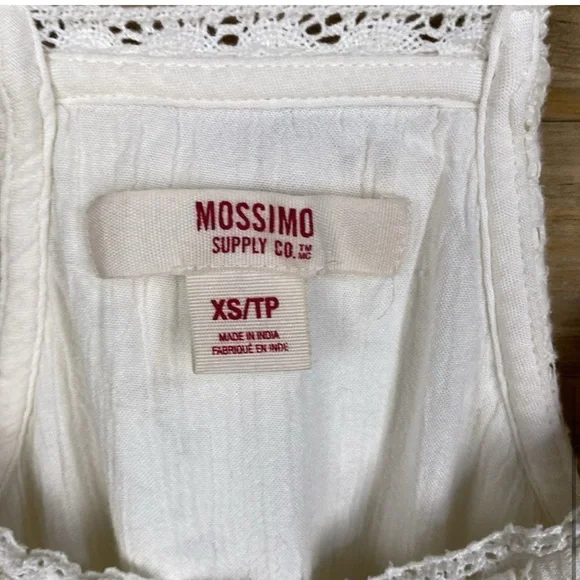 XS- Maxi Mossimo White Lace Dress - Picture 4 of 6